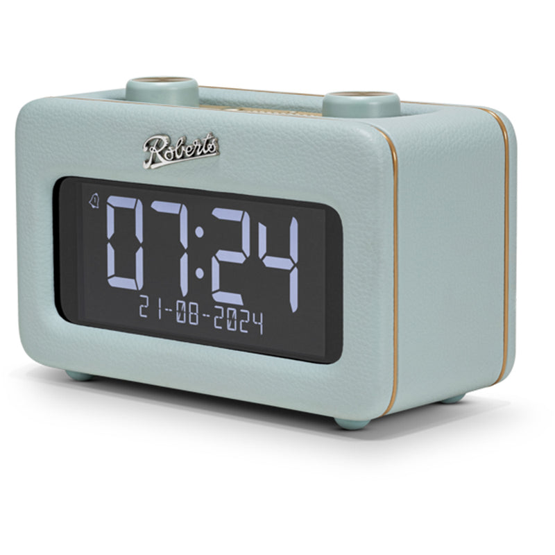 Roberts Revival Rest DAB DAB+ FM Bluetooth Bedside Clock Radio Duck Egg