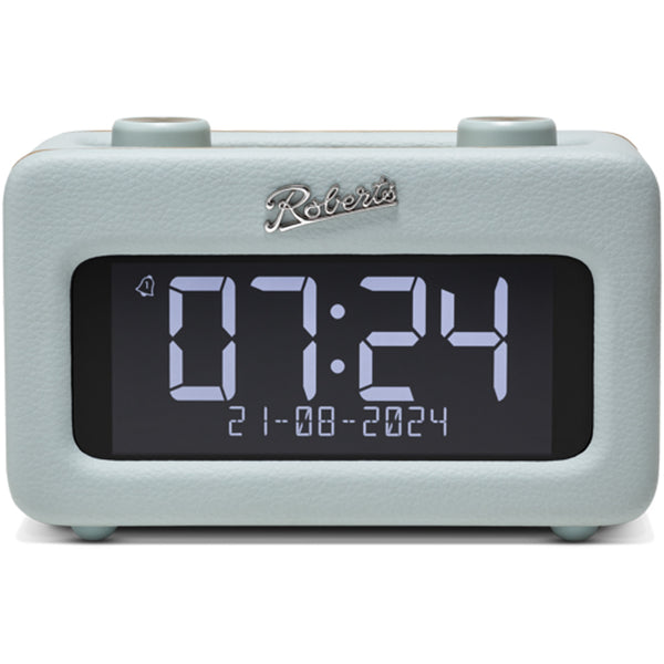 Roberts Revival Rest DAB DAB+FM Bluetooth Bedside Clock Radio Duck Egg