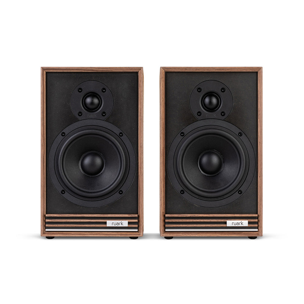 Ruark R610 Music Console with Sabre-R Bookshelf Speakers Streaming System Fused Walnut