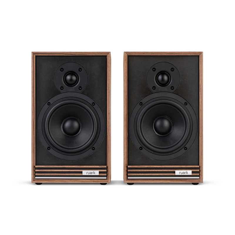 Ruark Sabre-R Bookshelf Speakers Pair Fused Walnut without grill