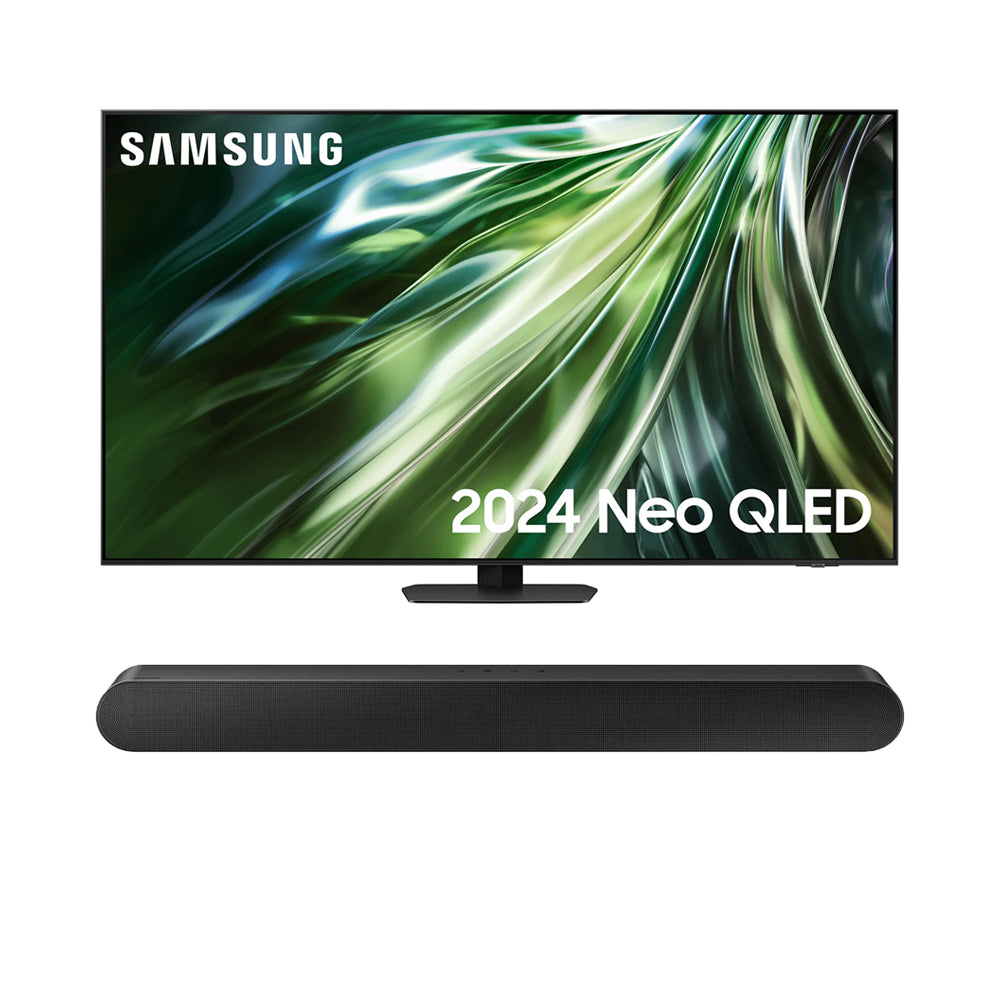 Samsung QE55QN90DATXXU 55 Inch QN90D Neo QLED 4K HDR Smart TV with HW-S50B 3.0ch Wireless Soundbar Bundle