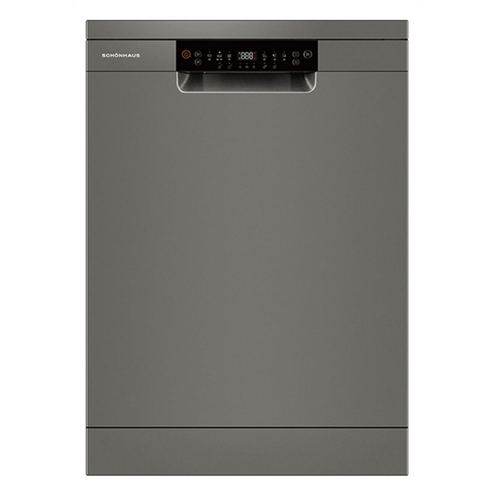 Schonhaus DWSF0115FSBG Freestanding Full Size Dishwasher Graphite with 15 Place Settings