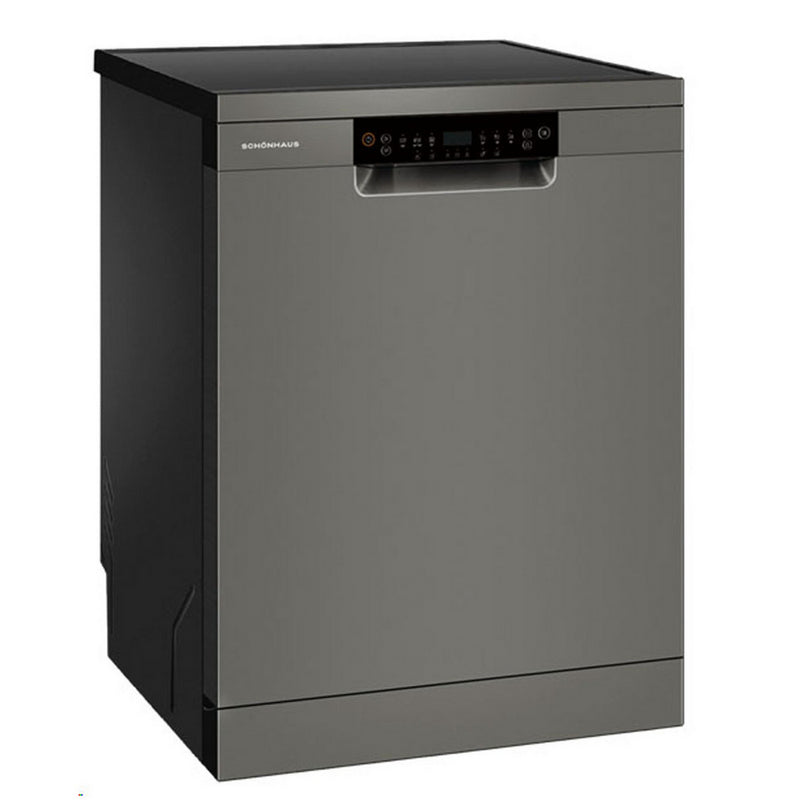 Schonhaus DWSF0115FSBG Freestanding Full Size Dishwasher Graphite with 15 Place Settings