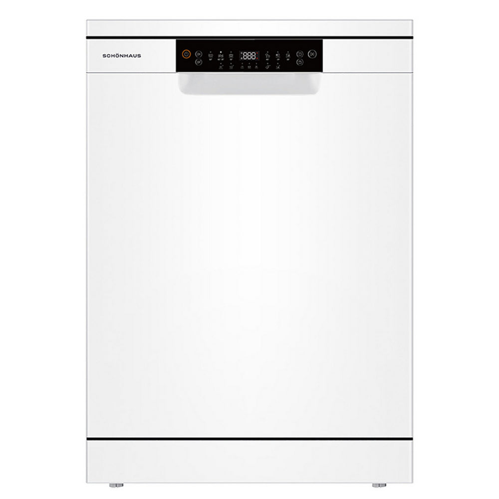 Schonhaus DWSF0115FSBW Freestanding Full Size Dishwasher White with 15 Place Settings