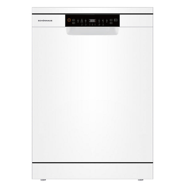 Schonhaus DWSF0115FSBW Freestanding Full Size Dishwasher White with 15 Place Settings