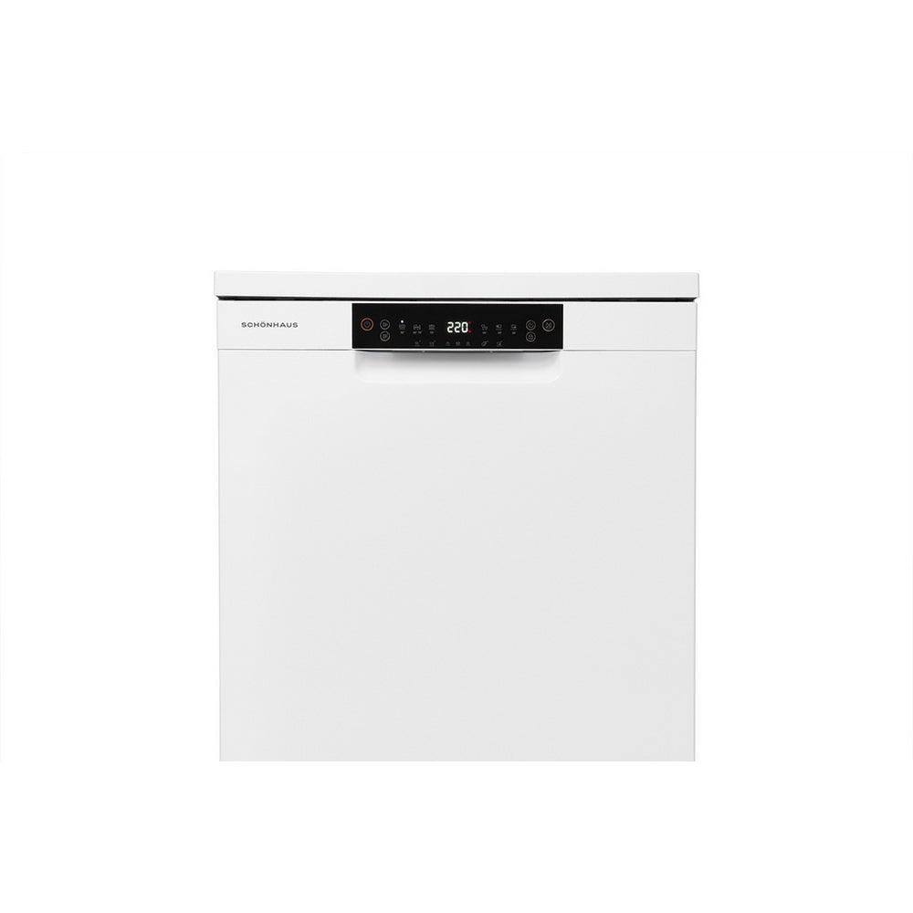 Schonhaus DWSF0115FSBW Freestanding Full Size Dishwasher White with 15 Place Settings