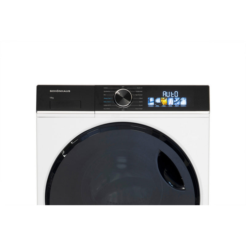 Schonhaus WMSF011014AW 10kg 1400 Spin Freestanding Washing Machine White