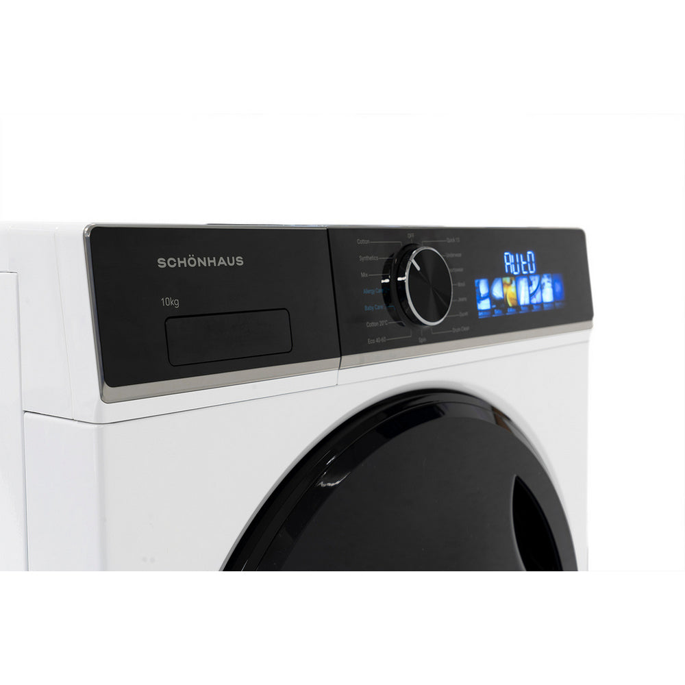 Schonhaus WMSF011014AW 10kg 1400 Spin Freestanding Washing Machine White