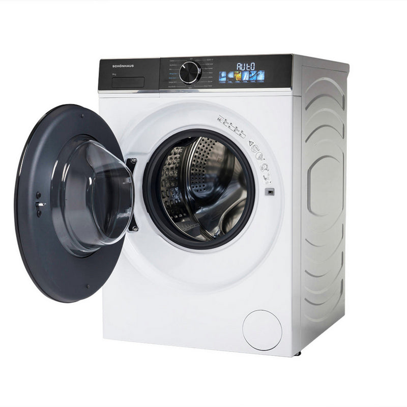 Schonhaus WMSF01814AW 8kg 1400 Spin Freestanding Washing Machine White