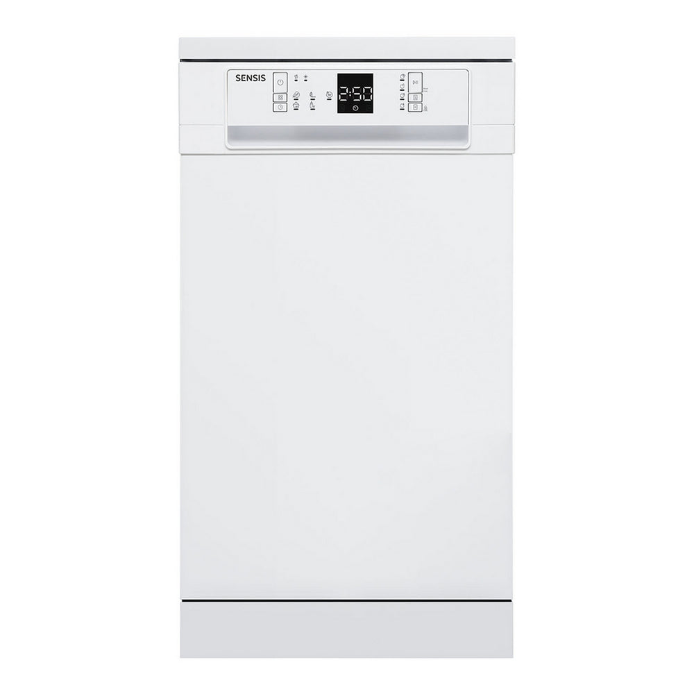 Sensis DWF0110SLEW Freestanding Slimline Dishwasher White with 10 Place Settings