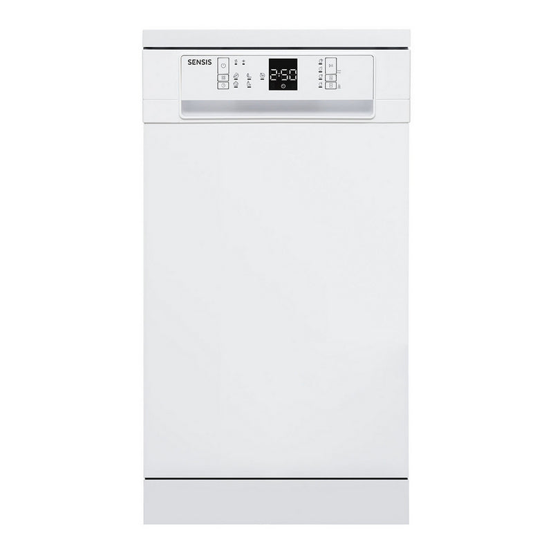 Sensis DWF0110SLEW Freestanding Slimline Dishwasher White with 10 Place Settings