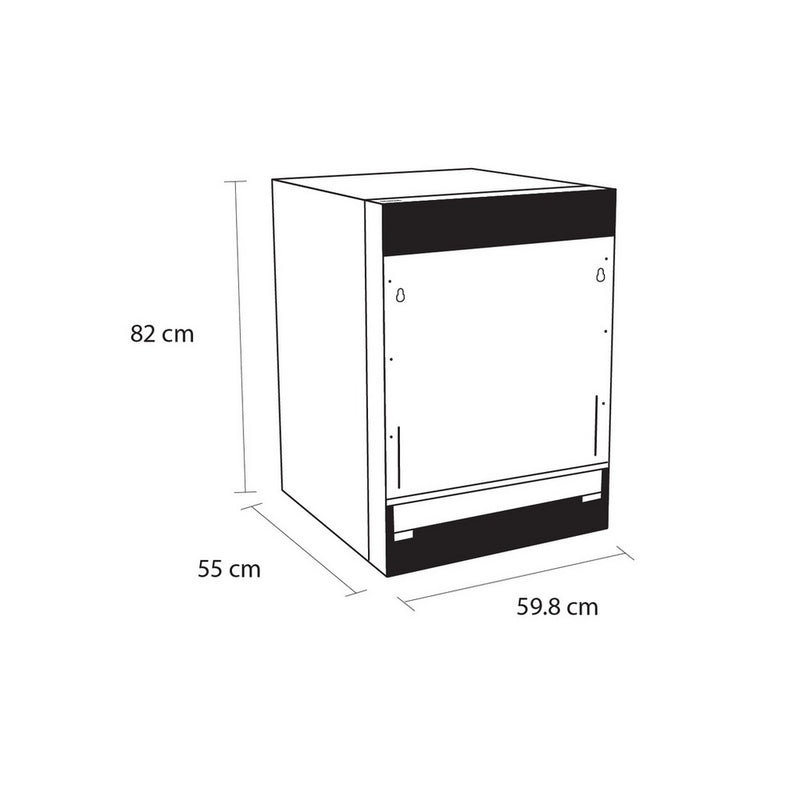 Sensis DWI0113FSEW Integrated Full Size Dishwasher with 13 Place Settings