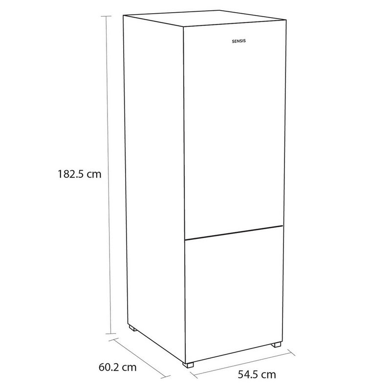 Sensis RFCMF0154EW 54.5cm Freestanding Total No Frost Fridge Freezer White