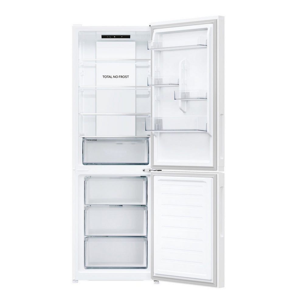 Sensis RFCMF0160EW Freestanding Frost Free 60cm Fridge Freezer White Door Open