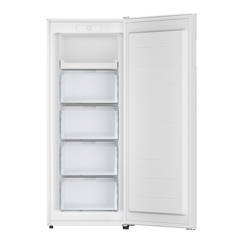 Sensis RFTLF01Z54EW 54.8cm Freestanding Low Frost Tall Freezer White Door Open