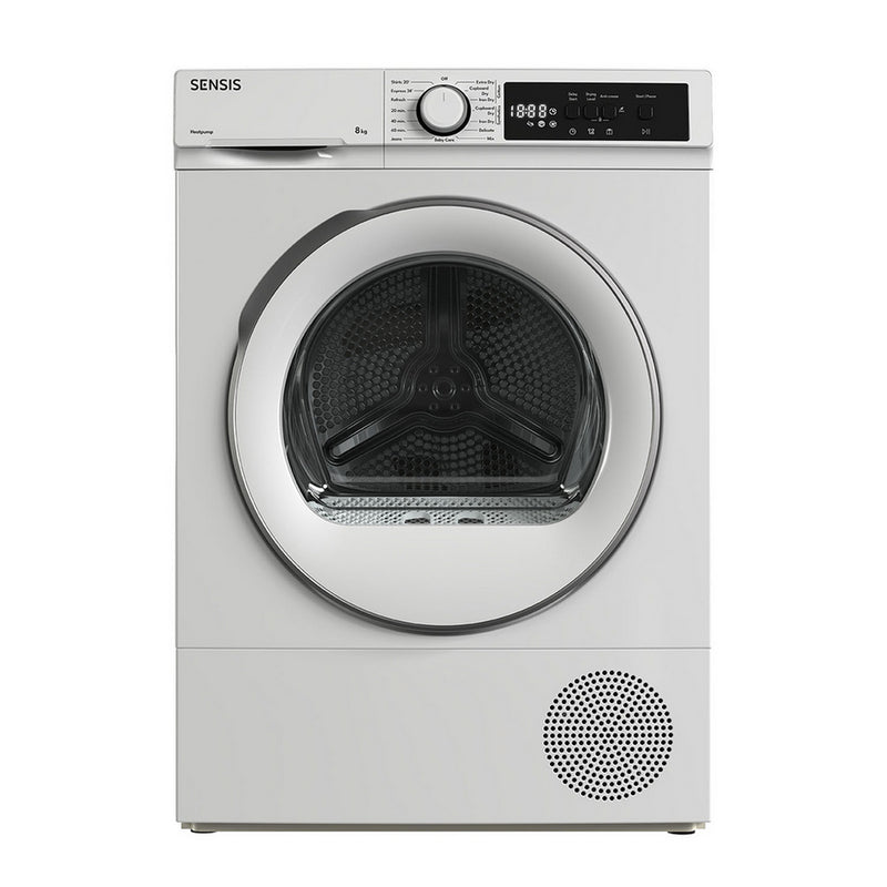 Sensis TDHF018A2W 8kg Heat Pump Tumble Dryer White