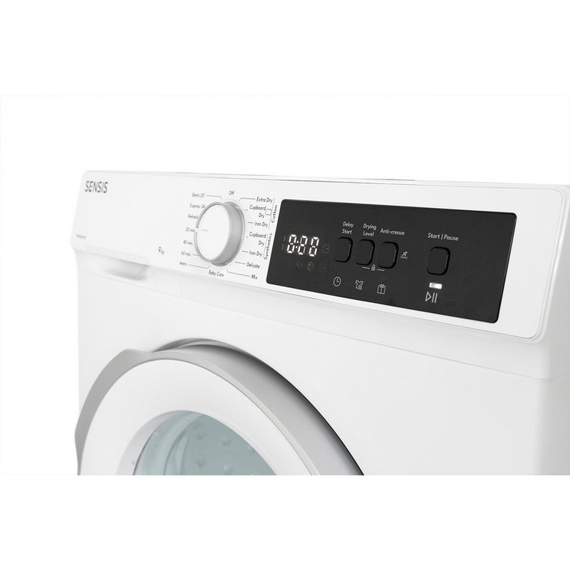 Sensis TDHF019A2W 9kg Heat Pump Tumble Dryer White