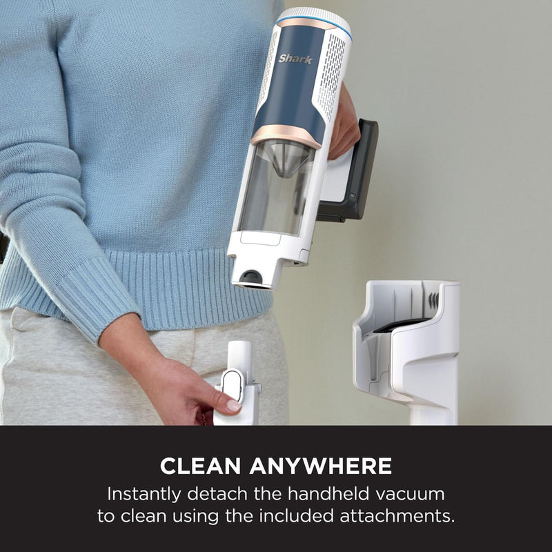 Shark BU3521UK Cordless Stick Vacuum Cleaner with Auto-Empty System White