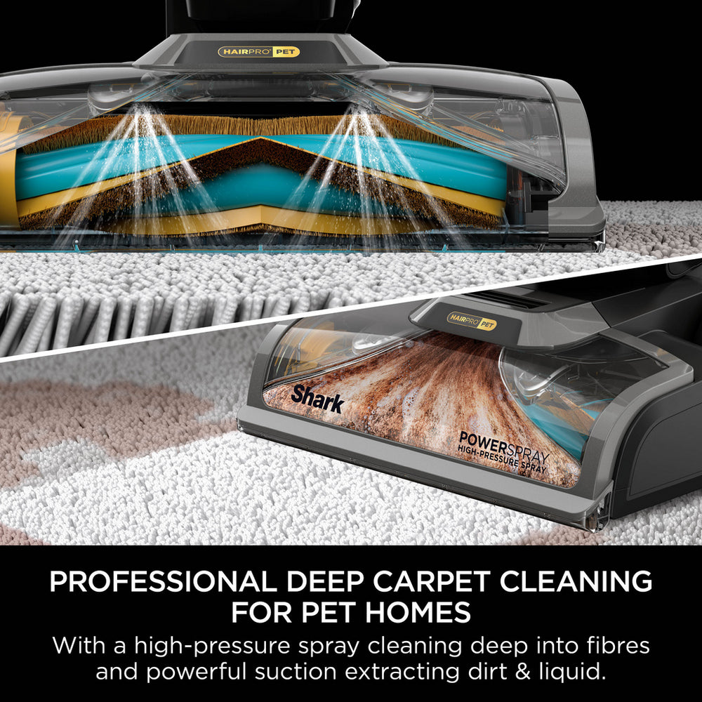 Shark EX300UK CarpetXpert HairPro Pet Deep Carpet Cleaner with Built-In StainStriker