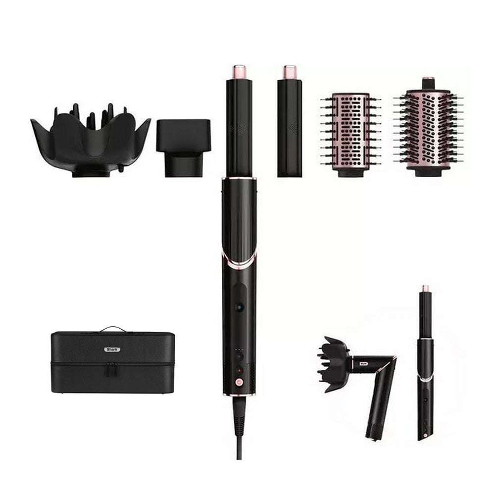 Shark HD440UK FlexStyle 5-in-1 Air Styler & Hair Dryer with Storage Case Black