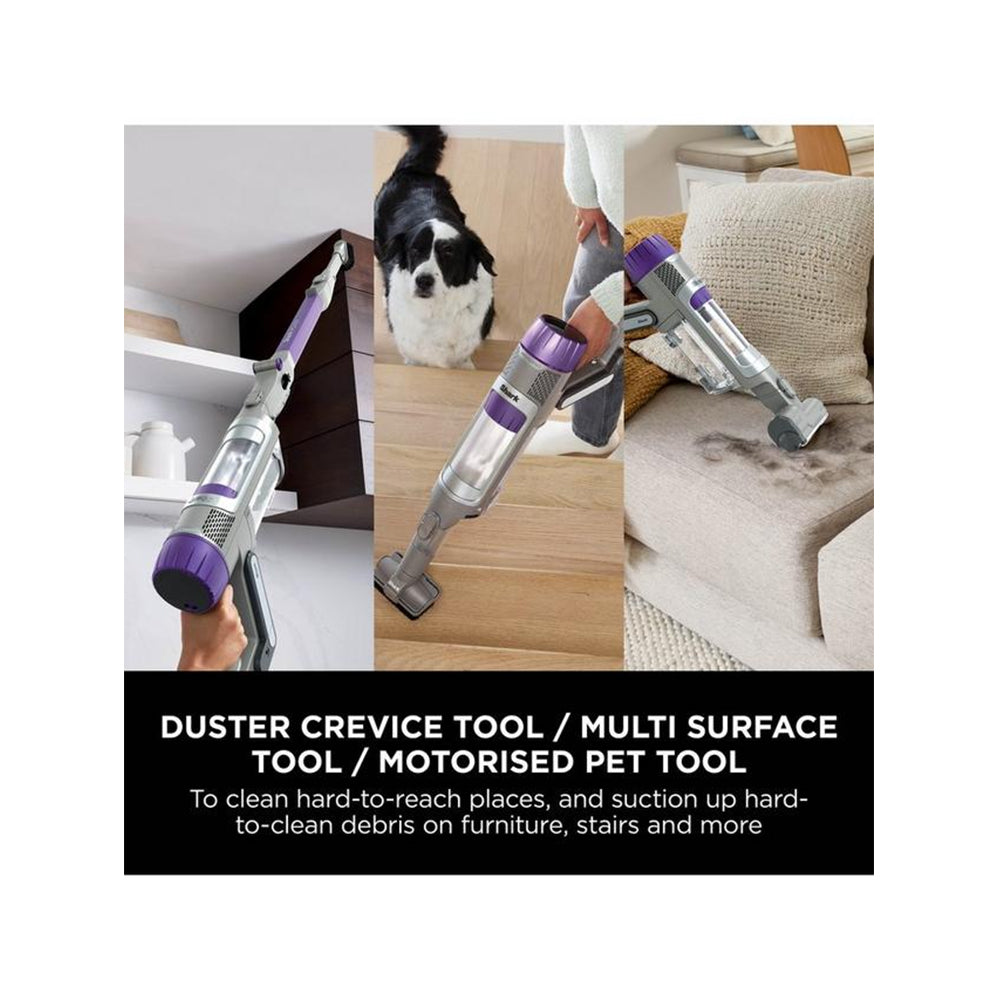 Shark IP1251UKT PowerDetect Cordless Pet Vacuum Cleaner with up to 70 Minutes Run Time Java Grey