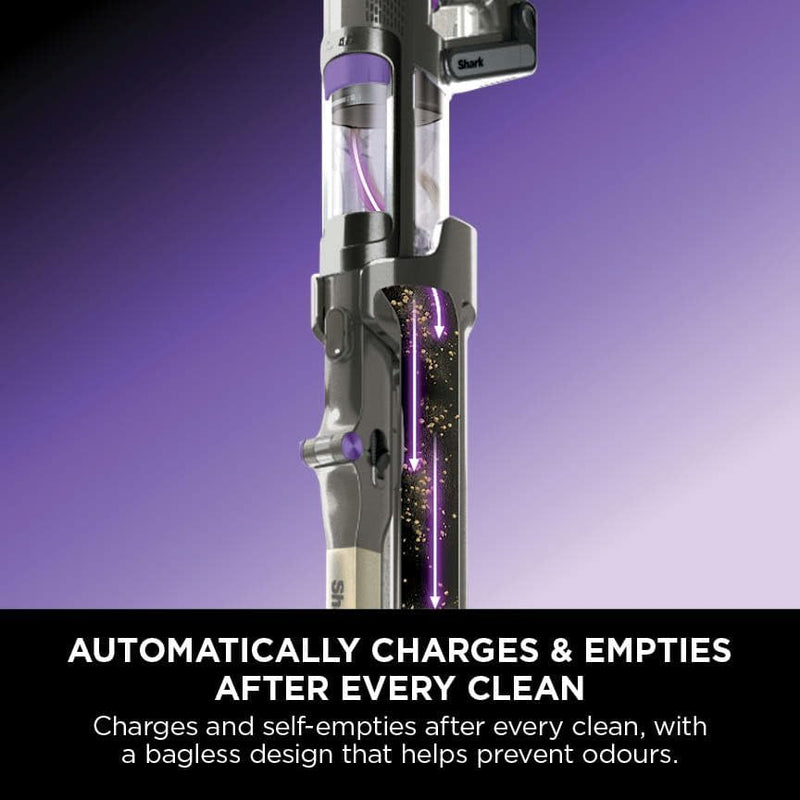 Shark IP3251UKT PowerDetect Clean and Empty Cordless Pet Vacuum Cleaner up to 70 Minutes Run Time Java Grey