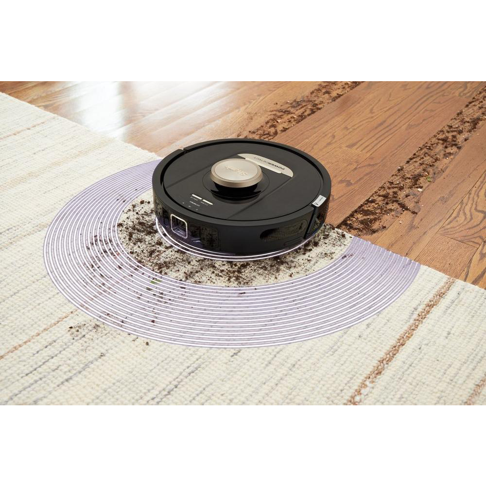 Shark RV2820VEUK PowerDetect Self-Empty Robot Vacuum with Up to 100 Min Minutes Run Time Black