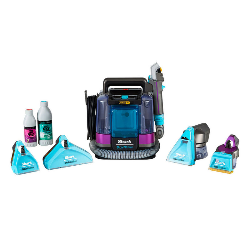 Shark PX250UKT StainStriker HairPro Pet Stain and Spot Cleaner Dark Silver and Force Fuchsia