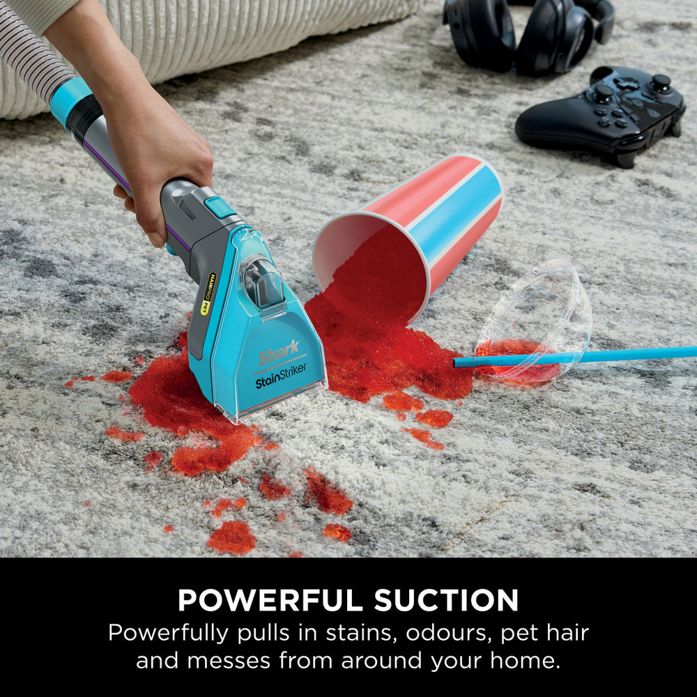 Shark PX250UKT StainStriker HairPro Pet Stain and Spot Cleaner Dark Silver and Force Fuchsia