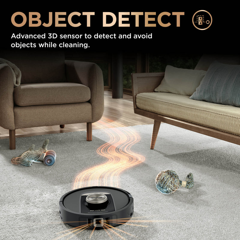 Shark RV2800ZEUK PowerDetect NeverTouch Pro 2-in-1 Robot Vacuum and Mop Black CLEARANCE