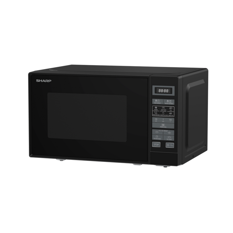 Sharp RDS202TB-UK 20 Litres Solo Microwave Oven Black