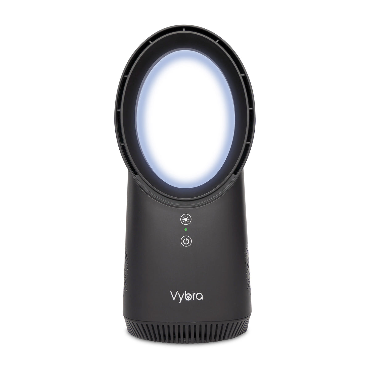 Vybra Solo Rechargeable Bladeless and Cordless Desktop Fan Black