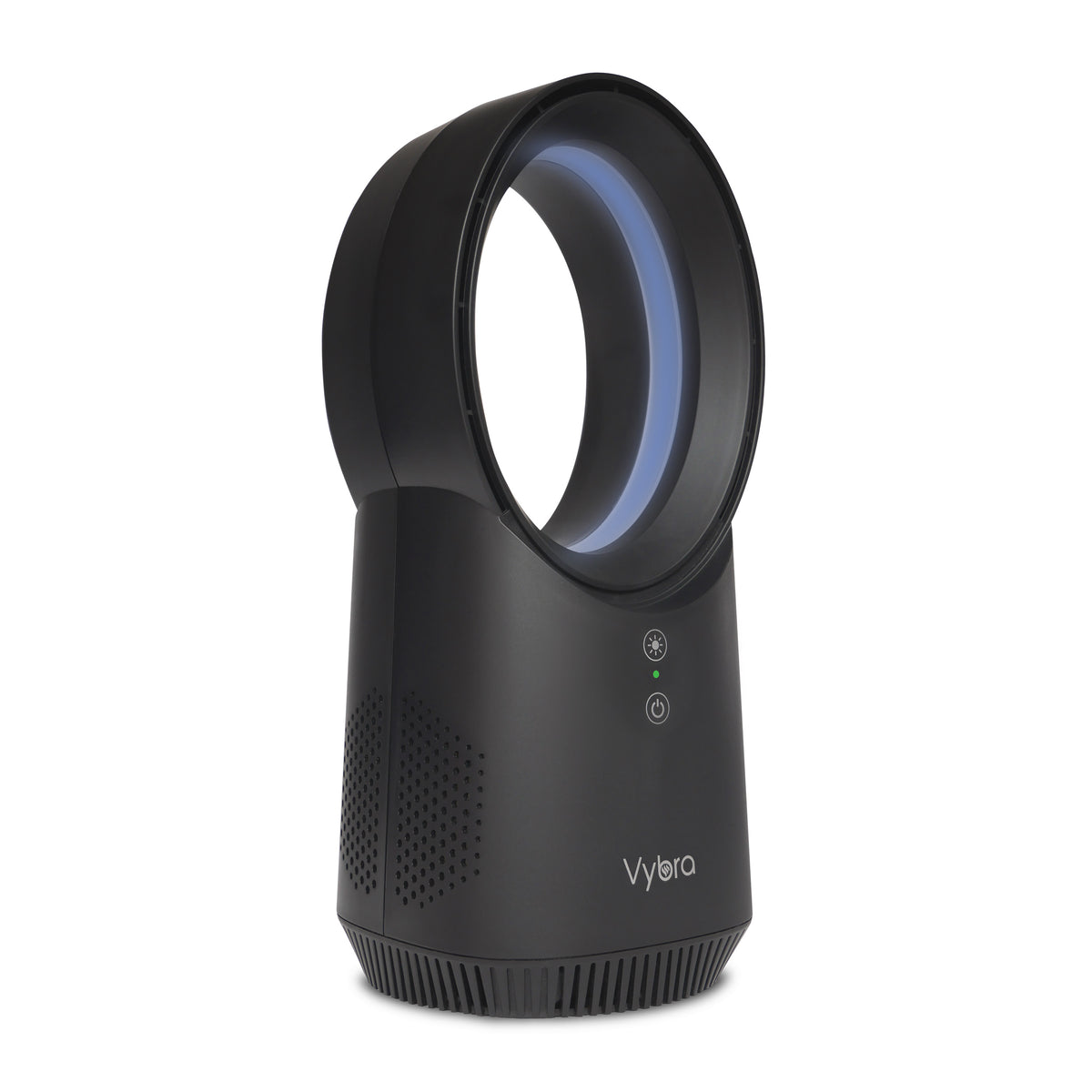 Vybra Solo Rechargeable Bladeless and Cordless Desktop Fan Black