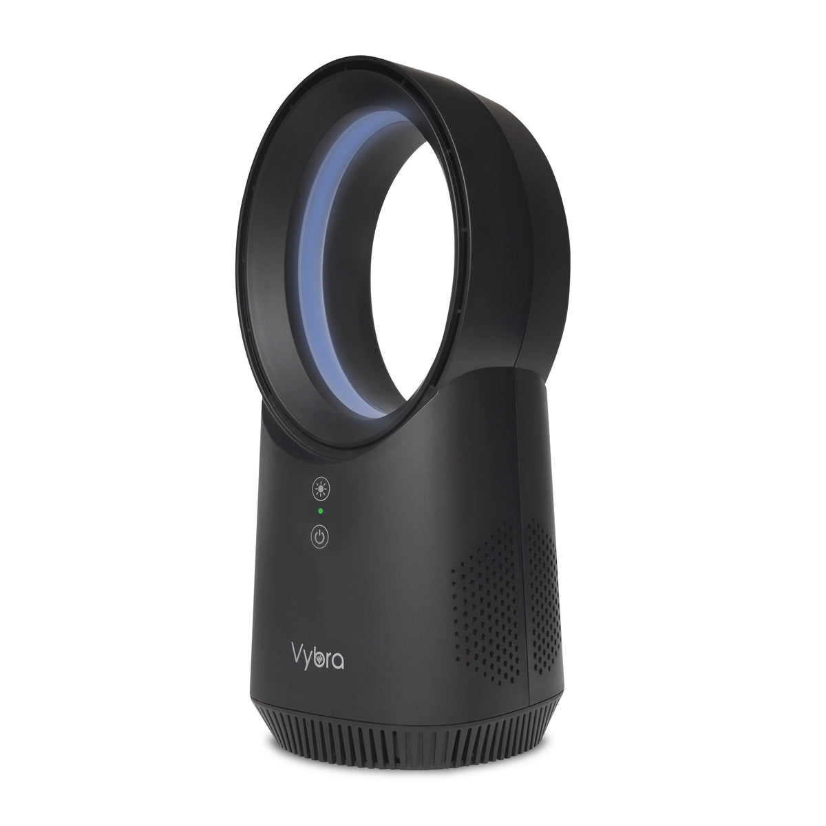 Vybra Solo Rechargeable Bladeless and Cordless Desktop Fan Black