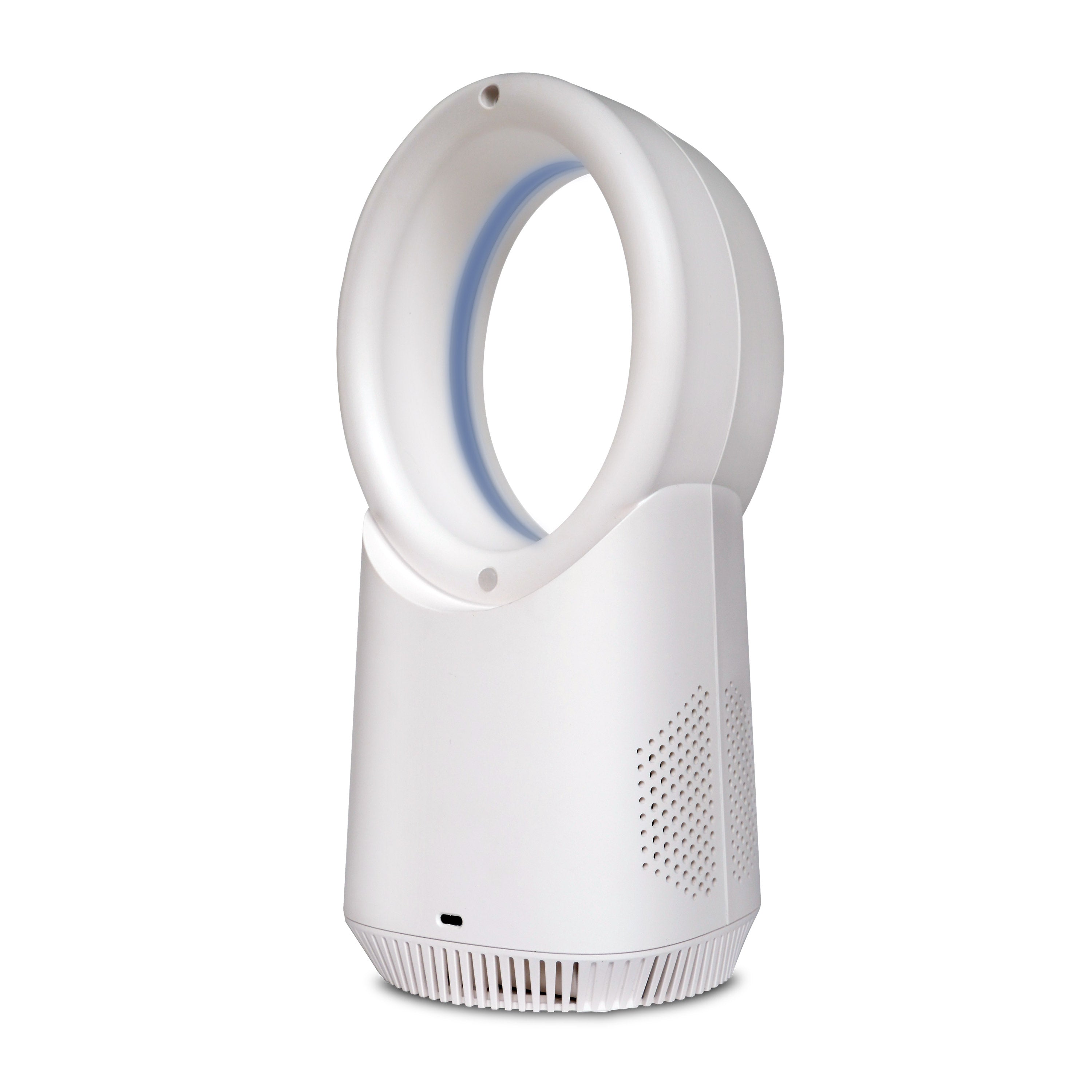 Vybra Solo Rechargeable Bladeless and Cordless Desktop Fan White