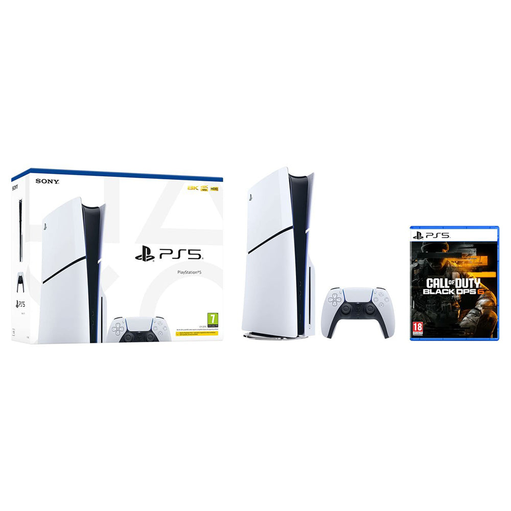 Sony PlayStation 5 Console With Call Of Duty Black Ops 6 Game Extra Controller Headset and Charging Dock