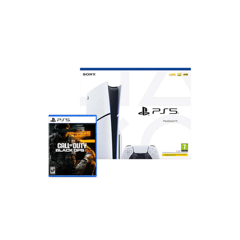 Sony PlayStation 5 Console With Call Of Duty Black Ops 6 Game Extra Controller Headset and Charging Dock