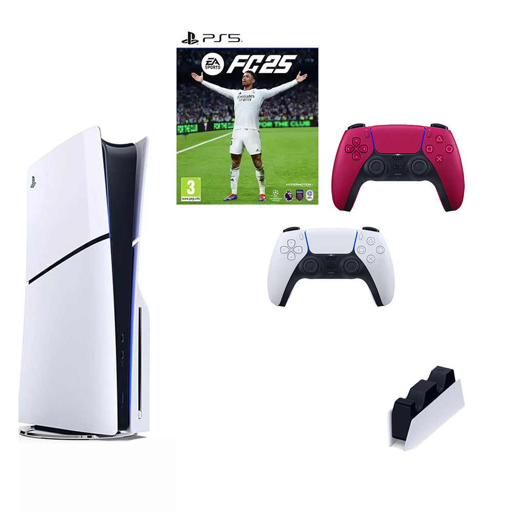 Sony PS5 EA SPORTS FC 25 Bundle - PS5 EA SPORTS FC 25 Bundle Disc Extra Controller and Charging Dock