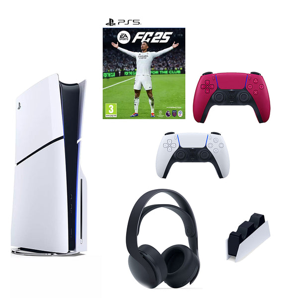 Sony PS5 EA SPORTS FC 25 Bundle - PS5 EA SPORTS FC 25 Bundle Disc Extra Controller Headset Charging Dock