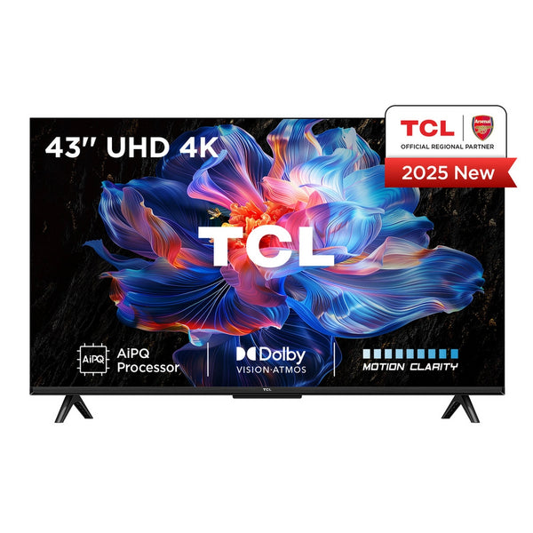 TCL 43V6C-UK 43 Inch V6C 4K Ultra HD HDR Direct LED Smart Google TV 2025