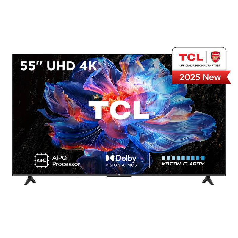 TCL 55V6C-UK 55 Inch V6C 4K Ultra HD HDR Direct LED Smart Google TV 2025 