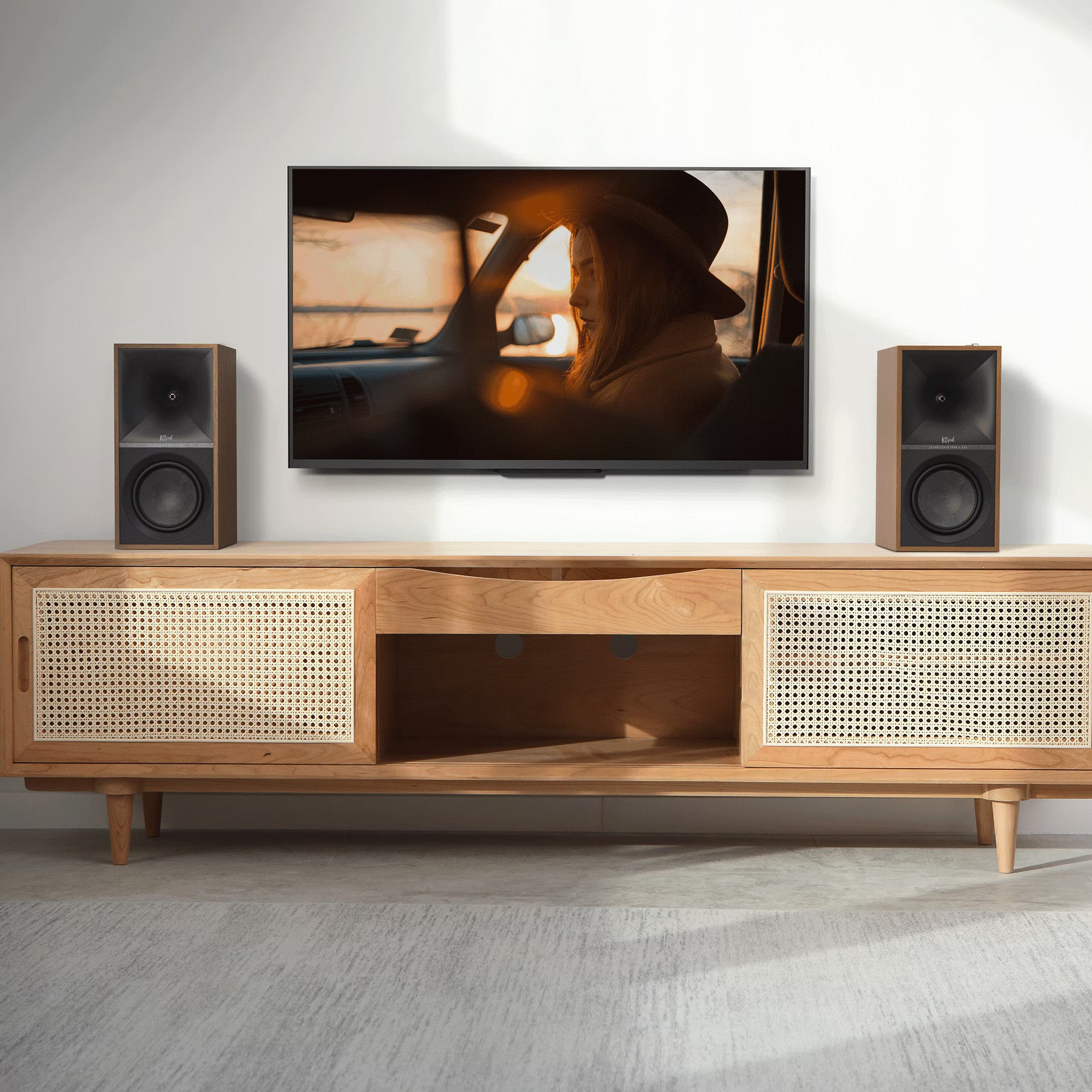 Klipsch The Sevens Active Speakers Walnut