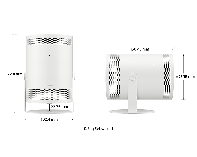 Samsung The Freestyle 2nd Gen Portable Smart Projector SP-LFF3CLAXXXU