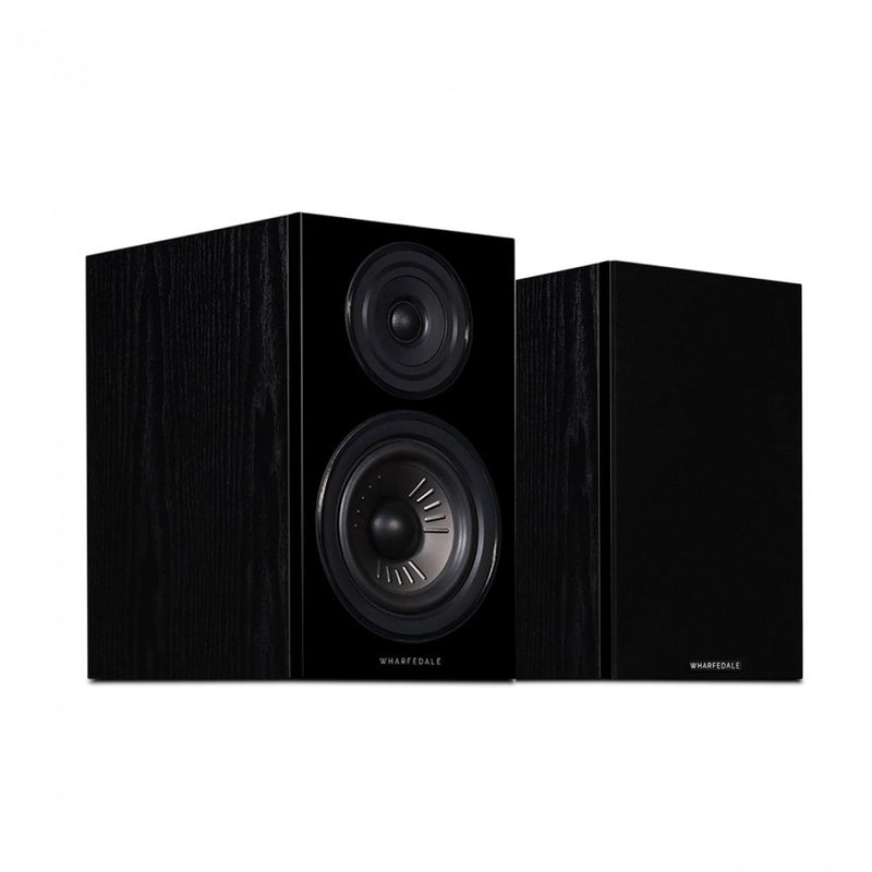 Wharfedale Diamond 12.2 Standmount Bookshelf speaker Compact 2 way (pair) Black Oak