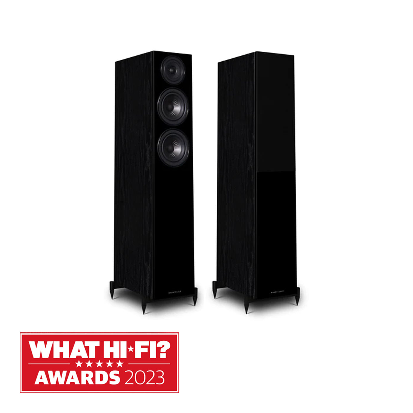 Wharfedale Diamond 12.3 Floor standing Speaker (pair) Oak Black