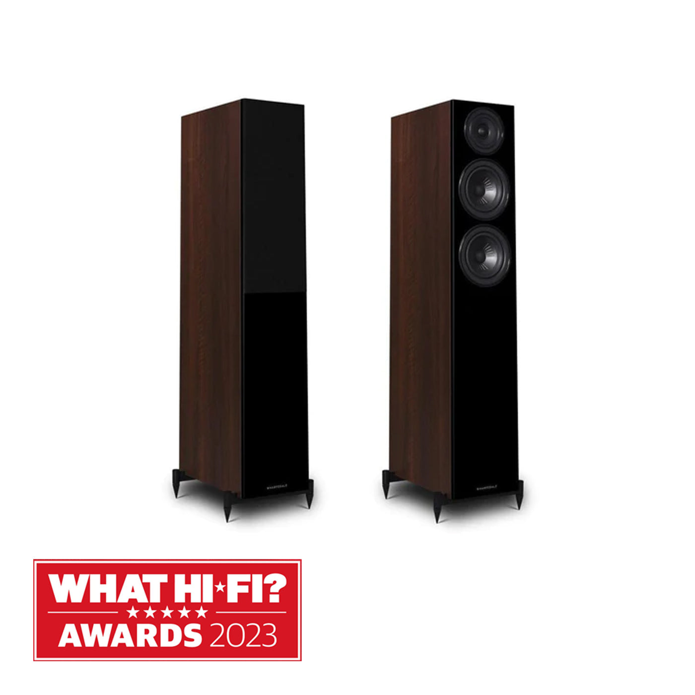 Wharfedale Diamond 12.3 Floor standing Speaker (pair) Walnut Pearl