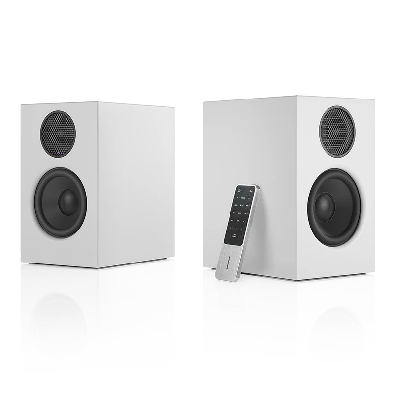 Audio Pro A28 Wireless Multi-room Bookshelf Speakers Pair White