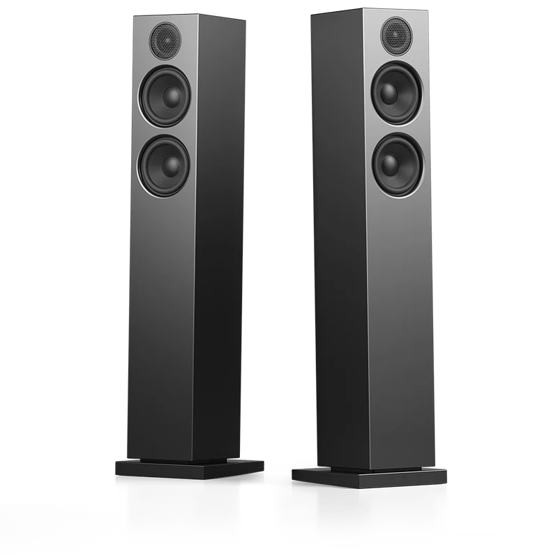 Audio Pro A38 Wireless Multi-Room Bluetooth Floorstanding Speakers Pair Black