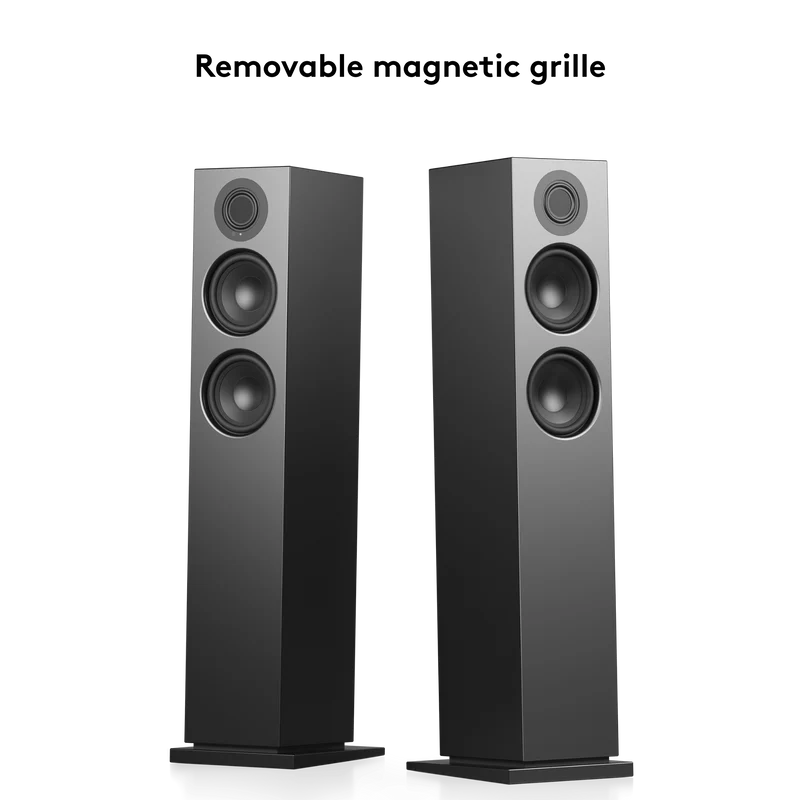 Audio Pro A48 Wireless Multi-Room Bluetooth Floorstanding Speakers Pair Black