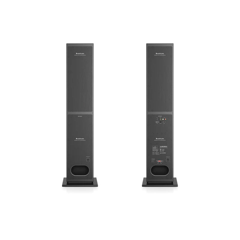 Audio Pro A48 Wireless Multi-Room Bluetooth Floorstanding Speakers Pair Black